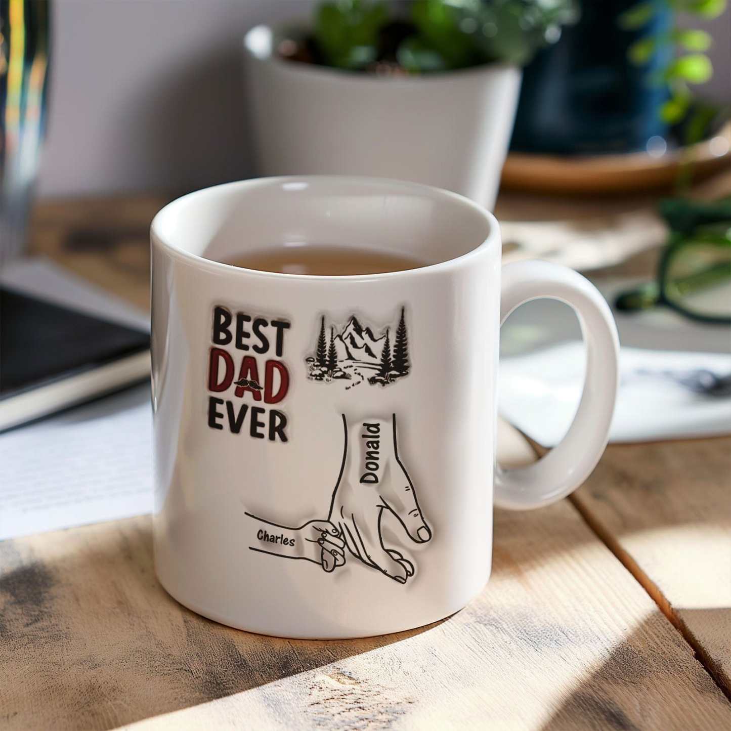 Personalized Gifts Custom Printed Mug You Hold Our Hands Also Our Hearts Gift For Mom Grandma
