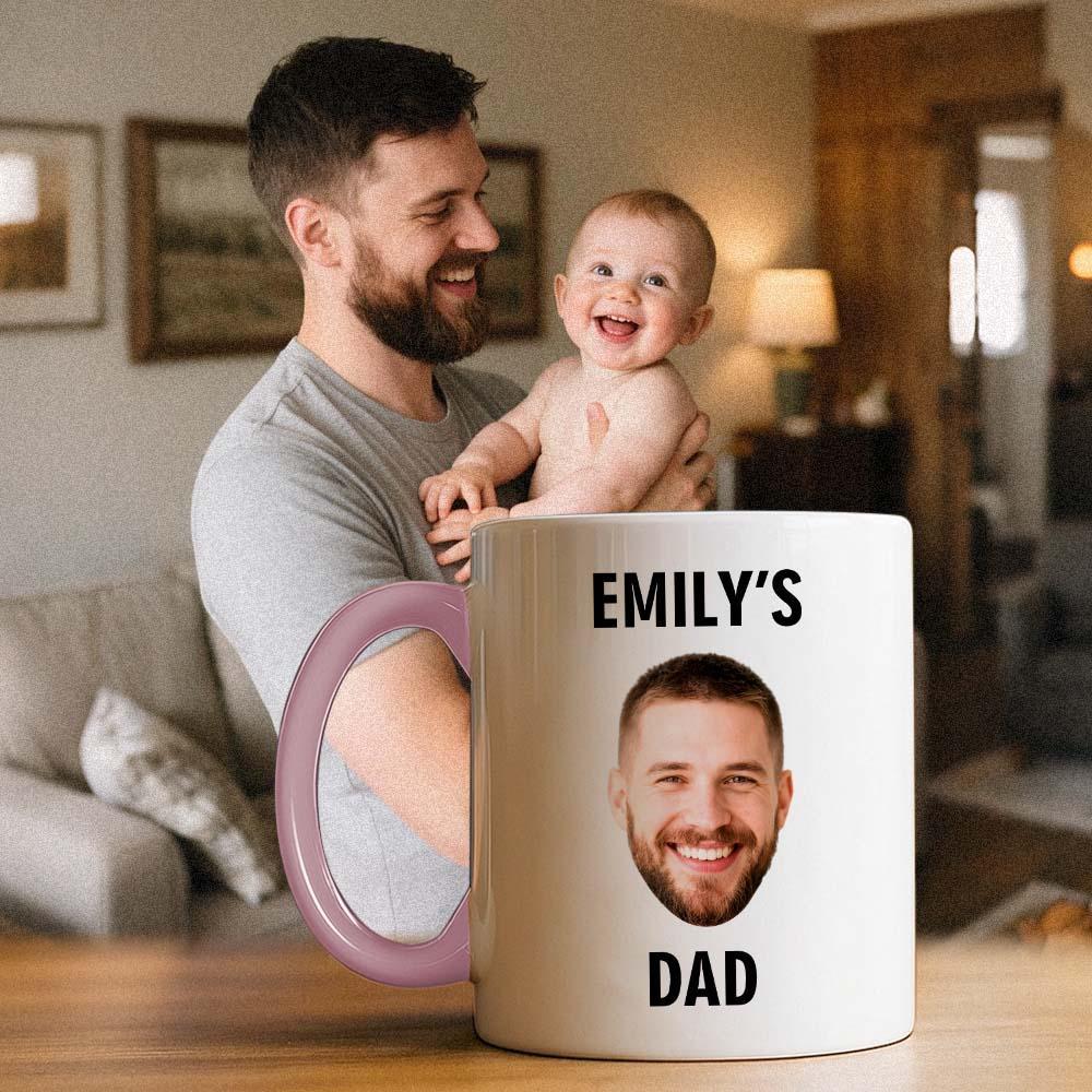 Custom Dad Photo Mug Best Dad Ever Coffee Cup Personalized Father’s Day Gift Idea