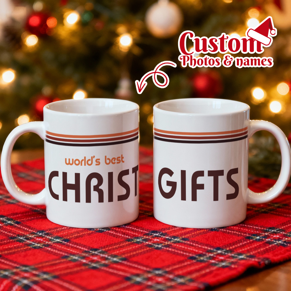 World's Best Christmas Gift Mug Throw Back Mug