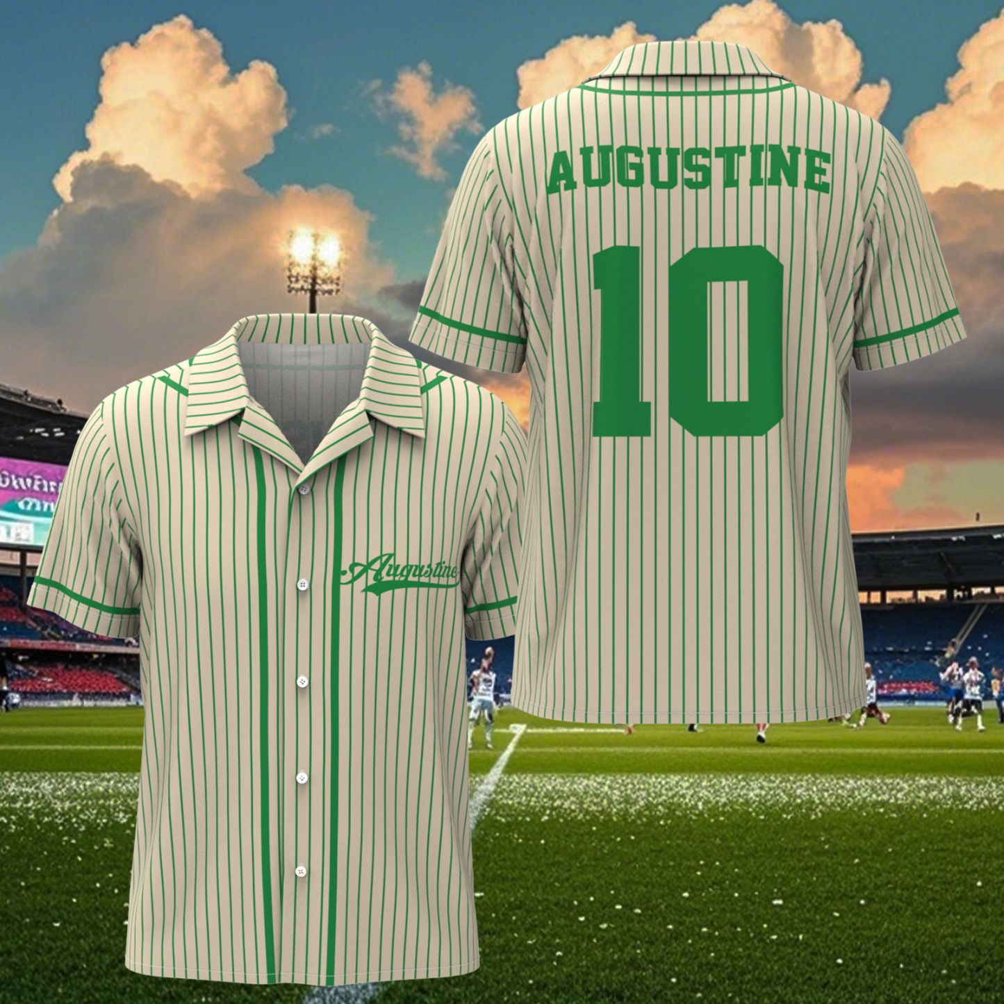 Custom Name Hawaiian Shirt For Sport Lover Baseball Jersey Shirt