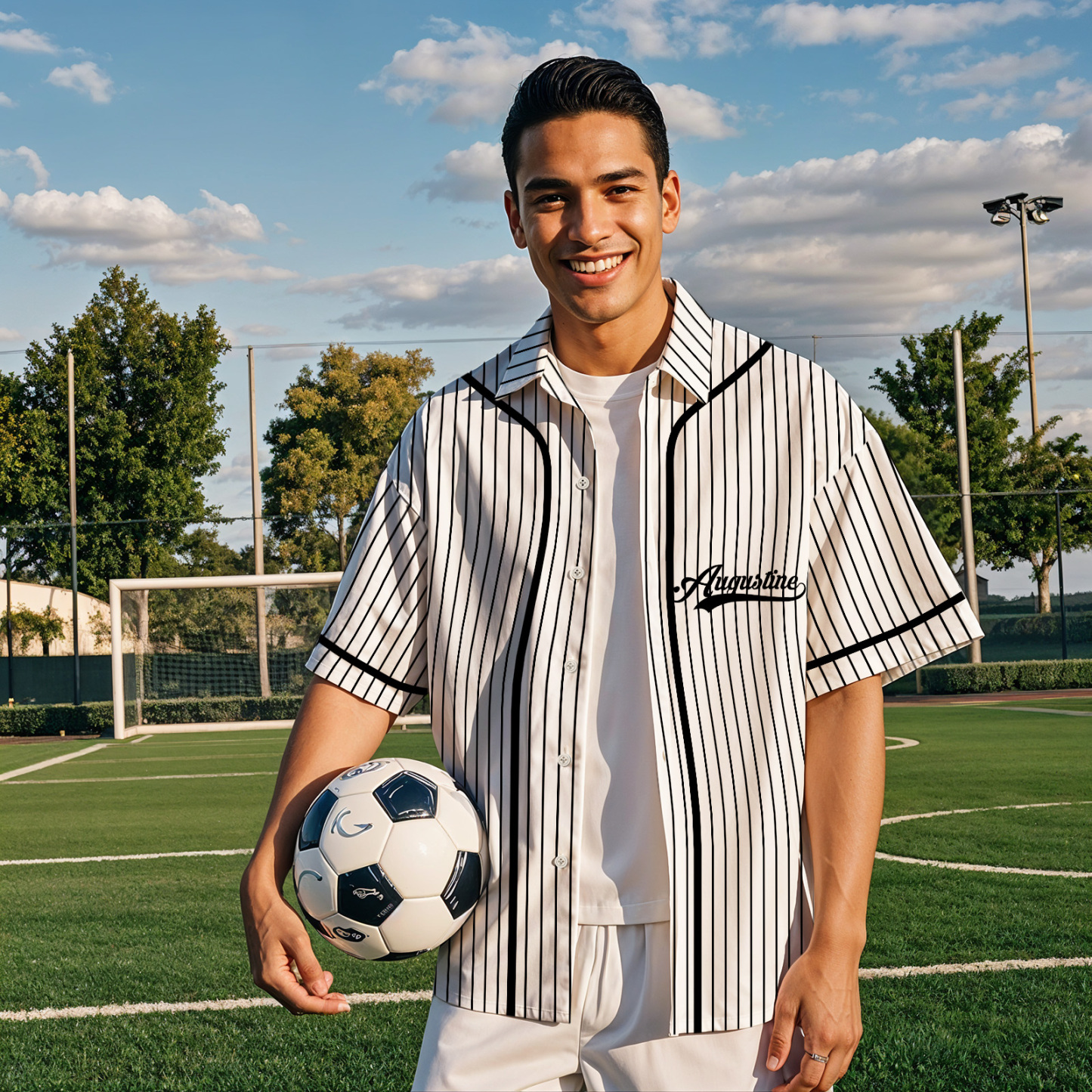 Custom Name Hawaiian Shirt For Sport Lover Baseball Jersey Shirt