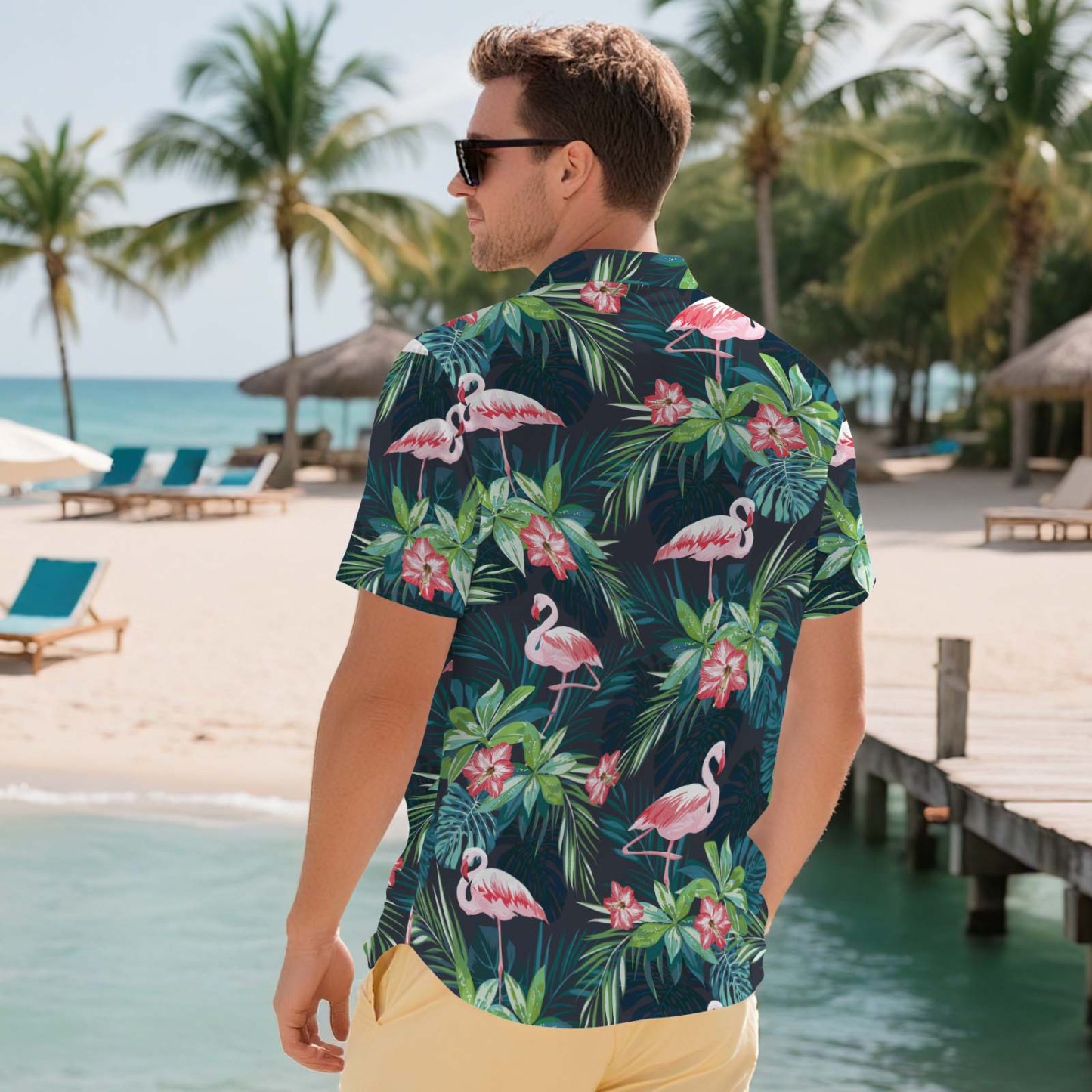 Men Hawaiian Shirts Aloha Lush Tropical Foliage Hawaiian Shirt Gift for Summer Vibe Holiday 5styles - MyFaceSocksAU