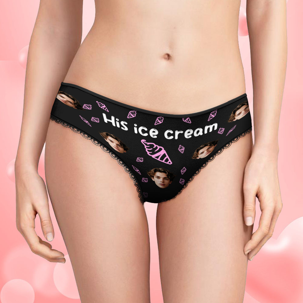 Custom Face Underwear Personalized Funny Panties Valentine's Day Gifts For Women - MyFaceSocksAU