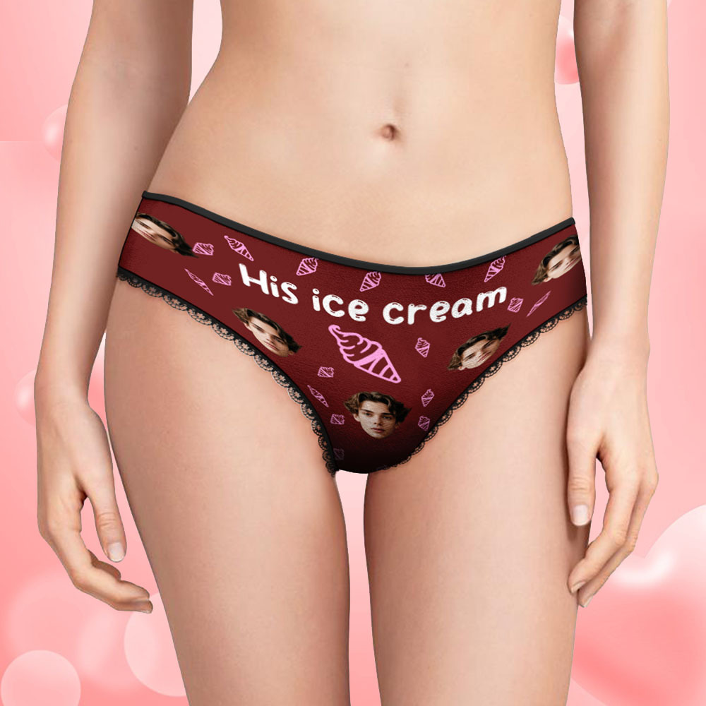 Custom Face Underwear Personalized Funny Panties Valentine's Day Gifts For Women - MyFaceSocksAU