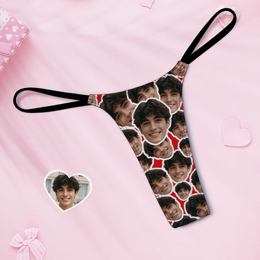 Custom Thongs Face Mash Photo Panties Funny Underwear Briefs Valentine Gifts Idea - MyFaceSocksAU