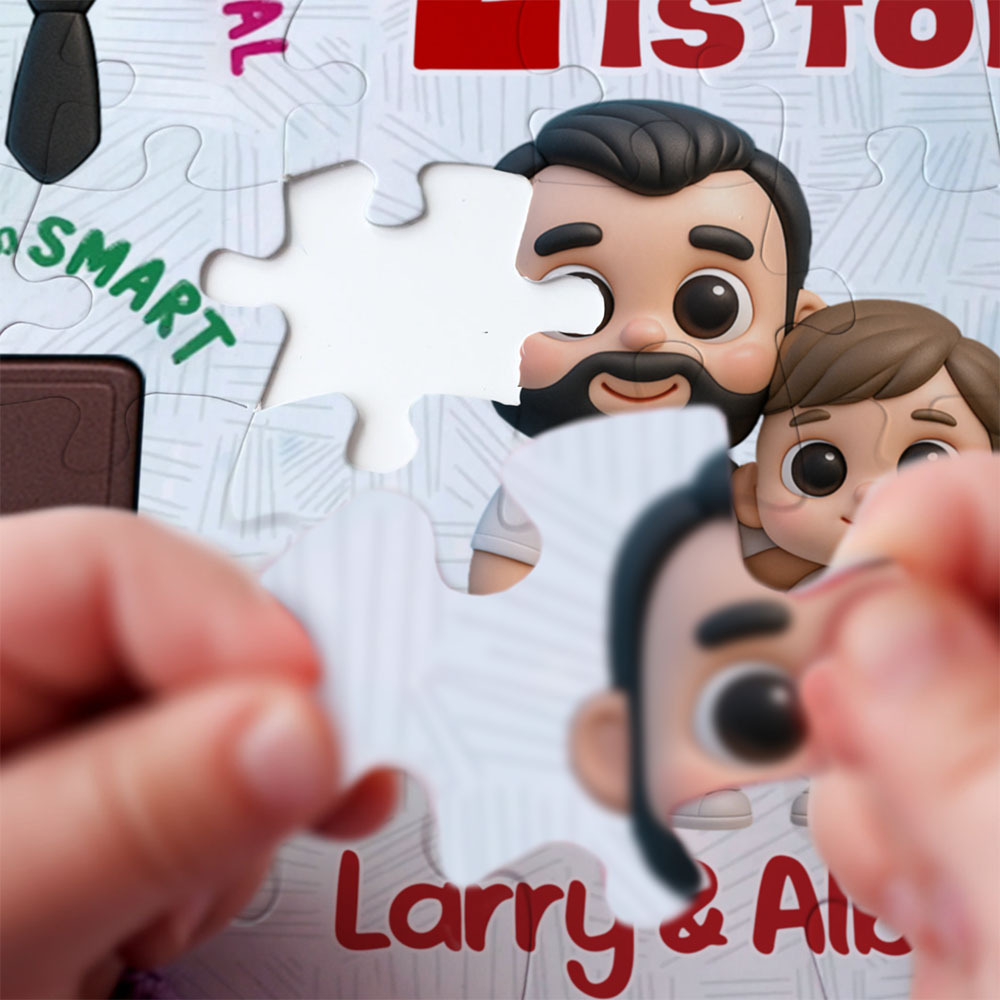 Custom Action Figure Jigsaw Puzzle Personalized - HAPPY BIRTHDAY | Gift For Grandkid - Gift for Kids - Trendy 2025 New 2025- Personalized Puzzle