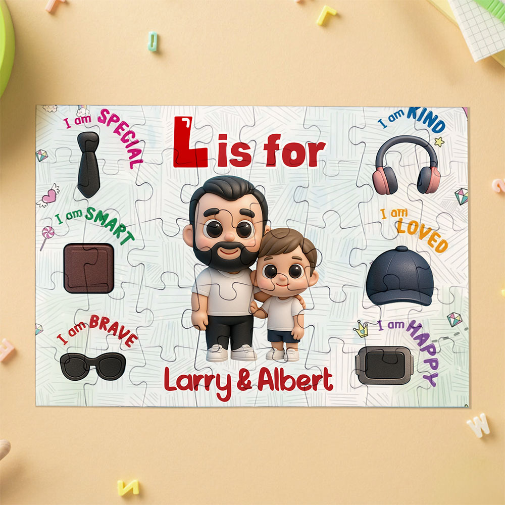 Custom Action Figure Jigsaw Puzzle Personalized - HAPPY BIRTHDAY | Gift For Grandkid - Gift for Kids - Trendy 2025 New 2025- Personalized Puzzle