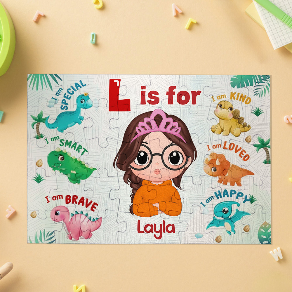 Jigsaw Puzzle Personalized Gift for Kids Trendy 2024 New 2024 Personalized Puzzle for Kid Christmas Gift - MyFaceSocksAU