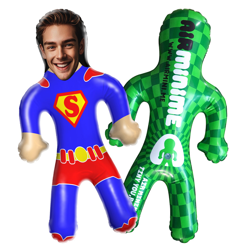 Custom Face Air Minime Doll Inflatable Minime Balloon Personalized Blow Up Dolls for Party - MyFaceSocksAU