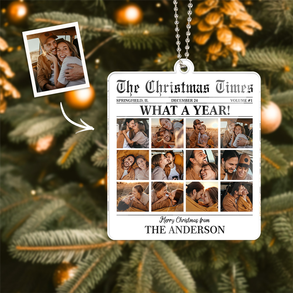 Custom Car Ornament Bag Chrams Acrylic Custom Shaped Gift For Dad, Grandpa - MyFaceSocksAU