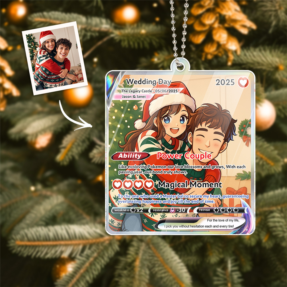 Custom Car Ornament Bag Chrams Acrylic Custom Shaped Gift For Dad, Grandpa - MyFaceSocksAU