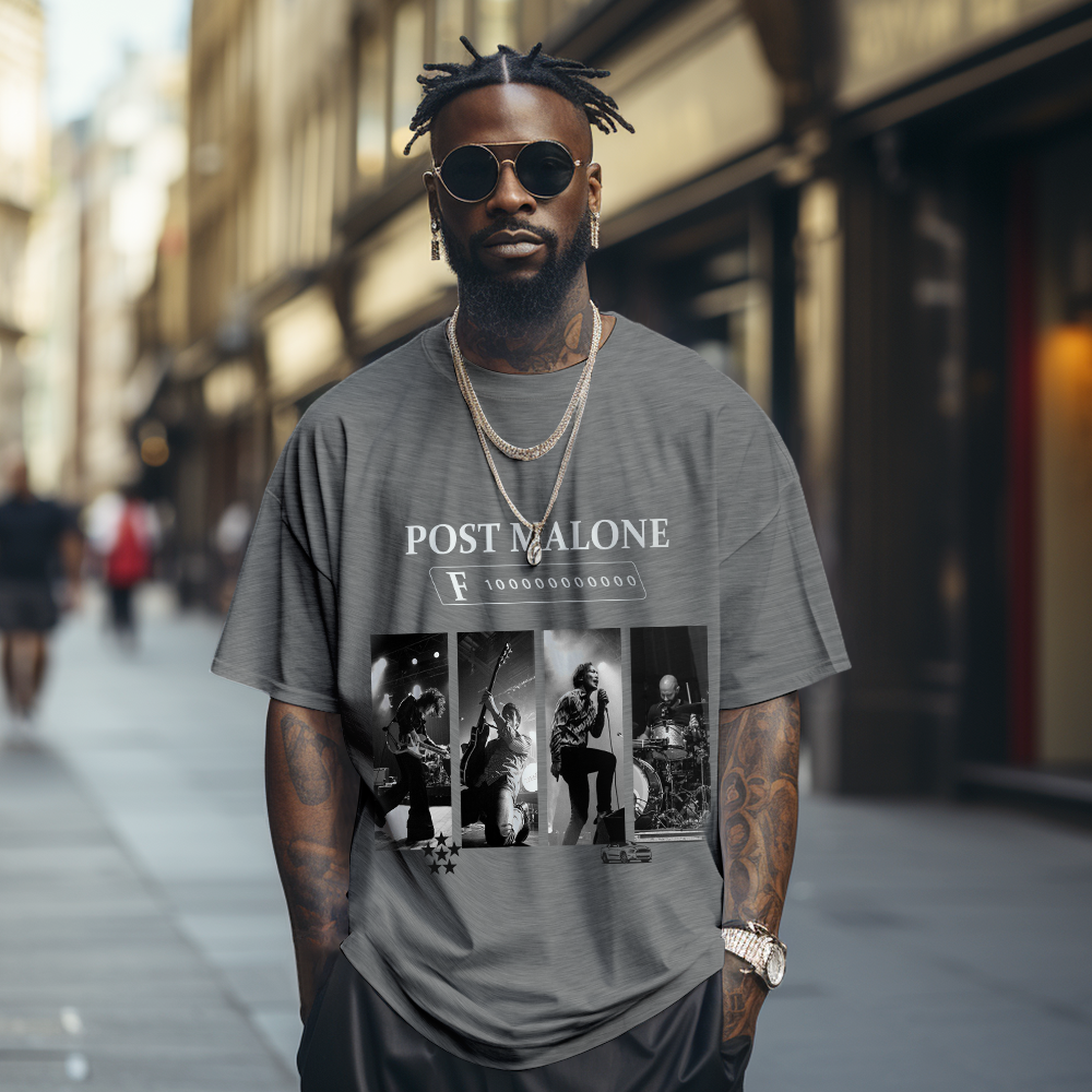 Custom Photo Vintage Tee Personalized Name T-shirt for Men Unique 90s Vintage Shirt Old School Tee - MyFaceSocksAU