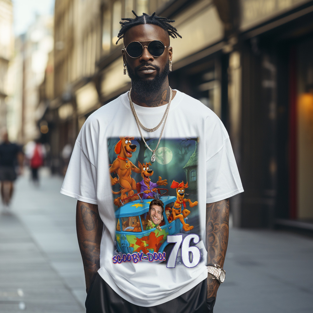 Custom Vintage Photo Tee Personalized Retro Fashion T-Shirts for Gift - MyFaceSocksAU