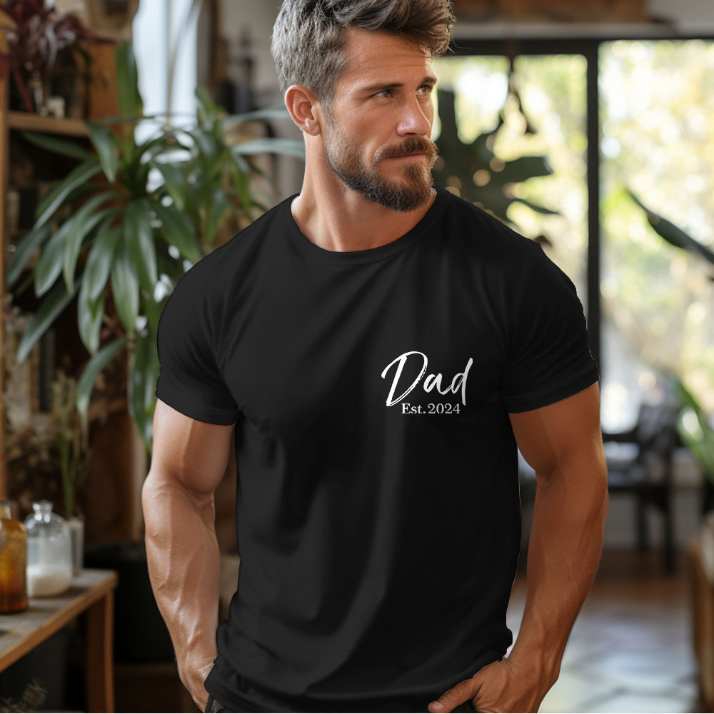 Custom Text T-Shirt Personalized Dad Bod Father Funny T Shirt Fathers Day Gifts - MyFaceSocksAU