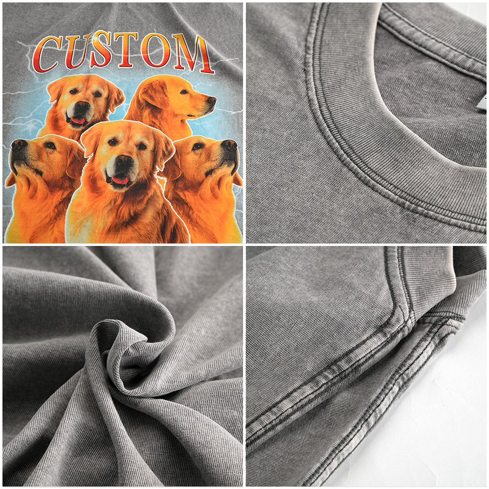 Custom Comfort Colors Vintage Bootleg Pet Shirt Pet Photo + Name Custom Dog Portrait Personalized Shirt Custom T Shirts Cat Shirt 90's Tee