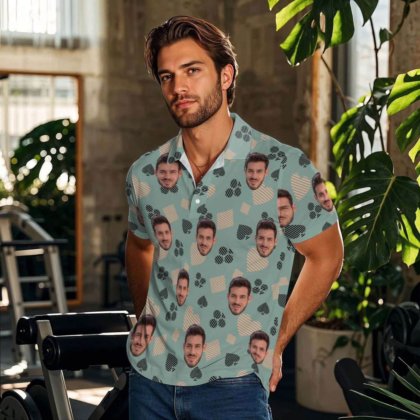 Custom Polo Shirt Personalized Classic Brew Beer Golf Shirts with Faces Or Logos Gift Idea - MyFaceSocksAU