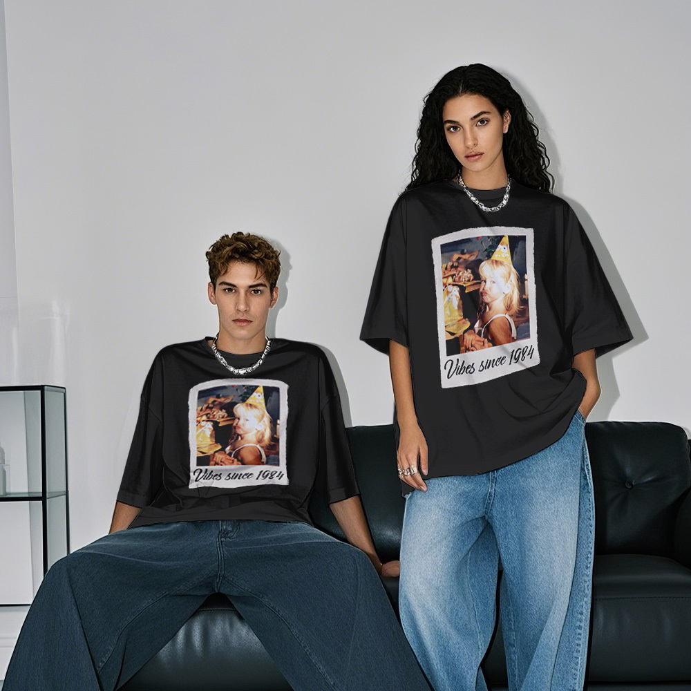 Personalized Photo Vintage T-Shirt Film Retro Style T Shirt Personalized Photo T Shirt Vintage Gift Idea - MyFaceSocksAU