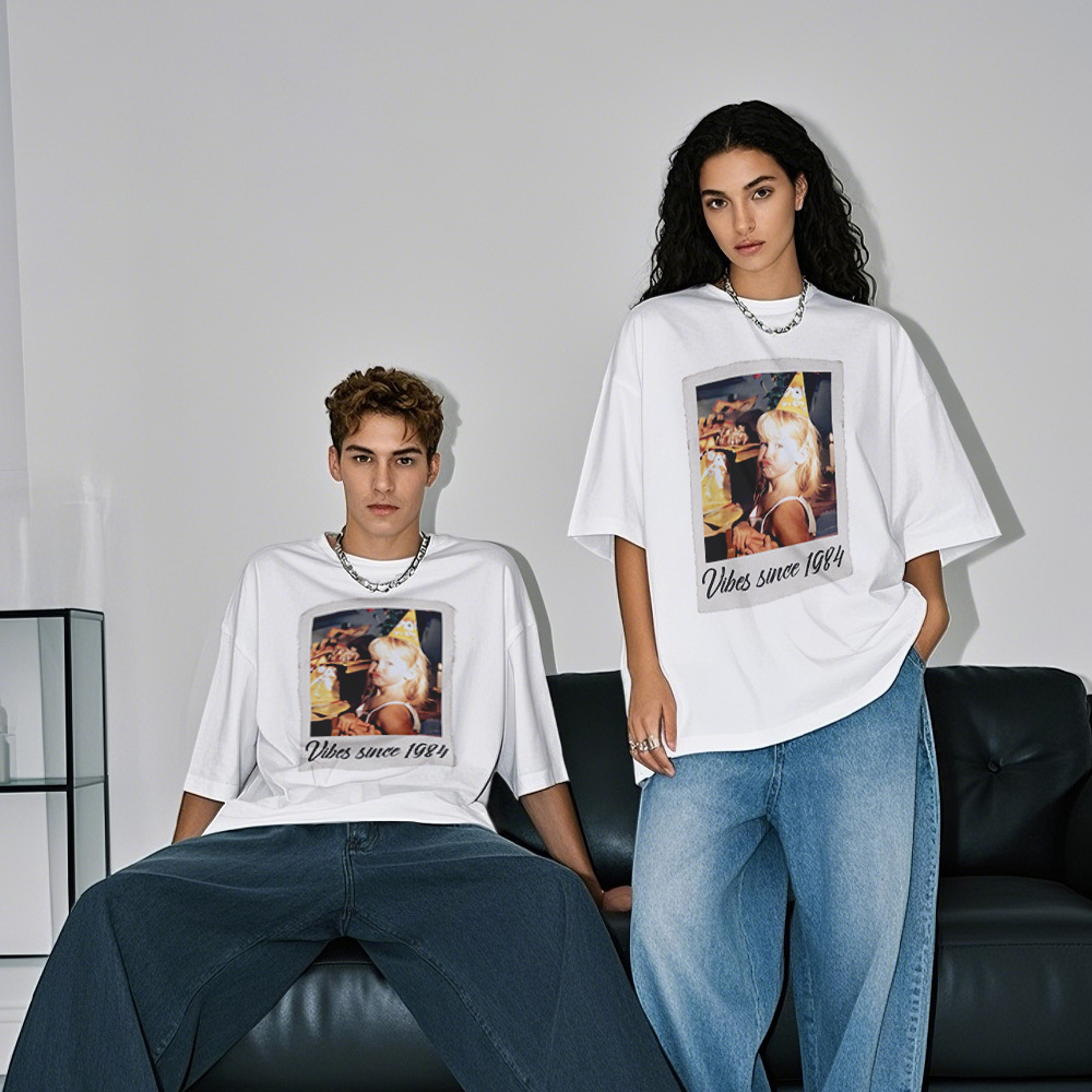 Personalized Photo Vintage T-Shirt Film Retro Style T Shirt Personalized Photo T Shirt Vintage Gift Idea - MyFaceSocksAU