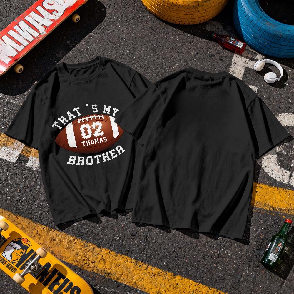 Personalized Photo T-Shirt Custom Black Number And Photo Sports Style Tee Gift for Fans - MyFaceSocksAU