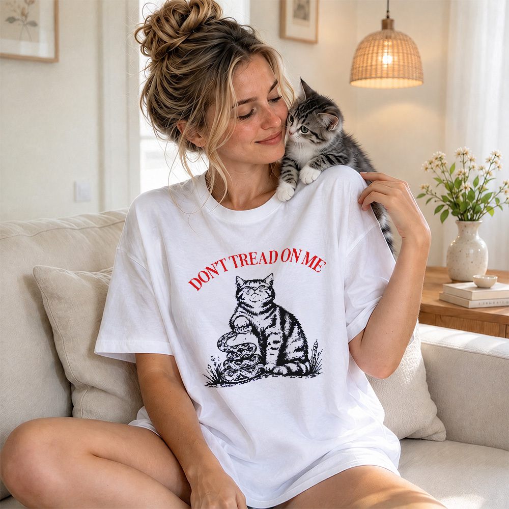 Tabby Cat T-Shirt – Bold Graphic Tee for Cat Lovers, Activists & Supporters, Statement Gift for Holidays - MyFaceSocksAU