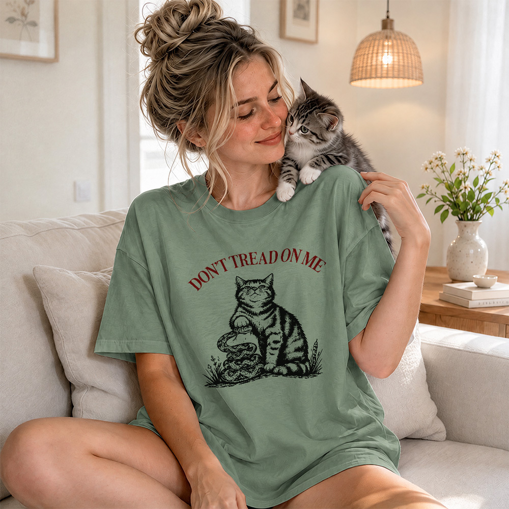 Tabby Cat T-Shirt – Bold Graphic Tee for Cat Lovers, Activists & Supporters, Statement Gift for Holidays - MyFaceSocksAU