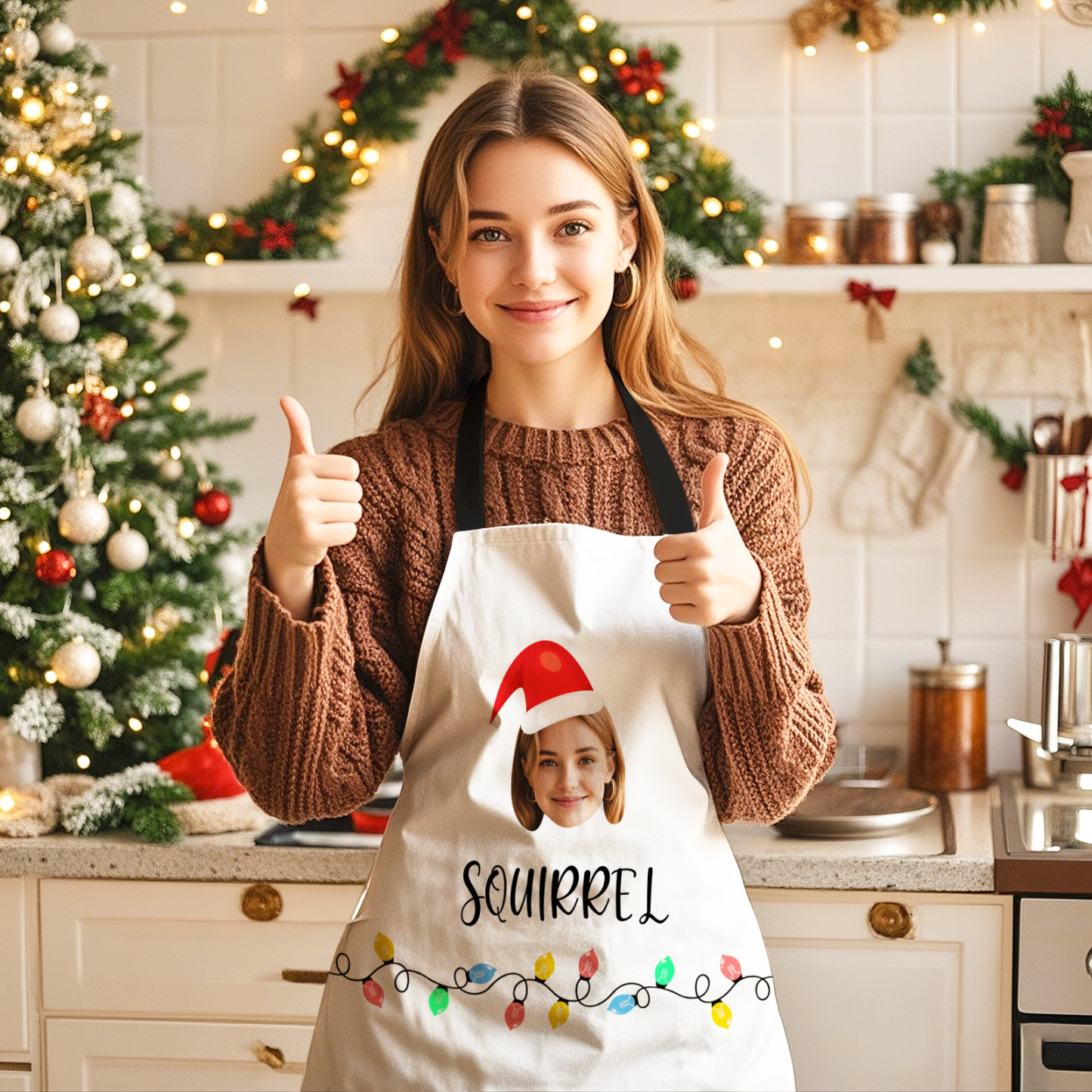 Custom Name Cooking Baking Crew Personalized Apro Personalised Name Chef Apron, Head Chef Cooking Gifts - MyFaceSocksAU