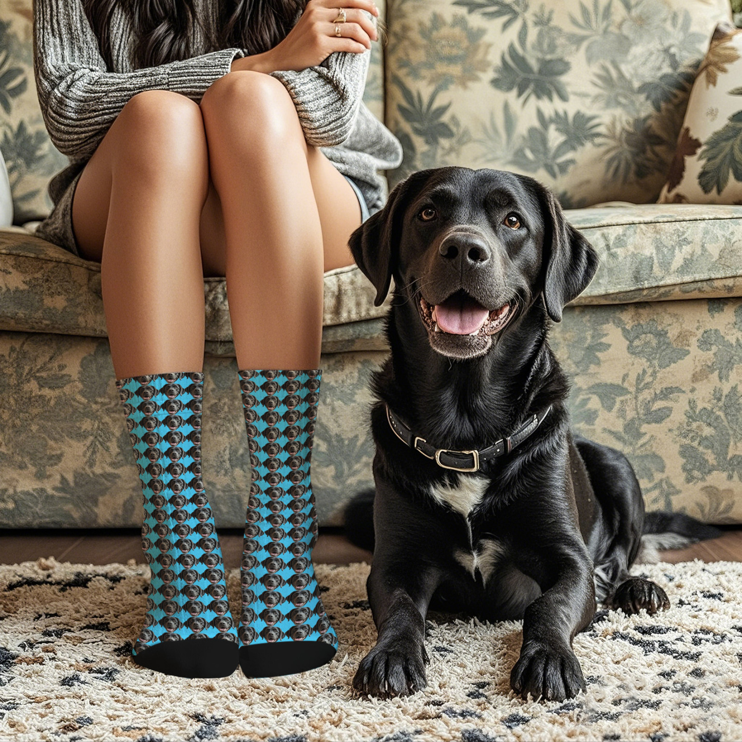 Custom Full Face Photo Printed Socks Personalized Custom Designs Best Gift Idea - MyFaceSocksAU