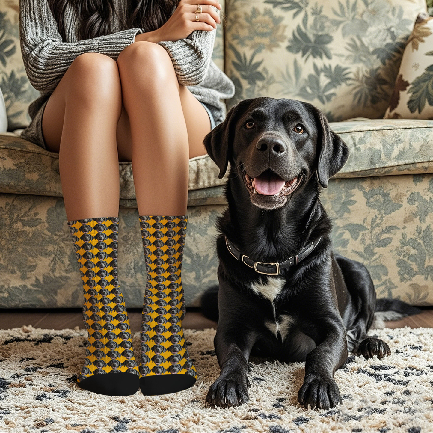 Custom Full Face Photo Printed Socks Personalized Custom Designs Best Gift Idea - MyFaceSocksAU