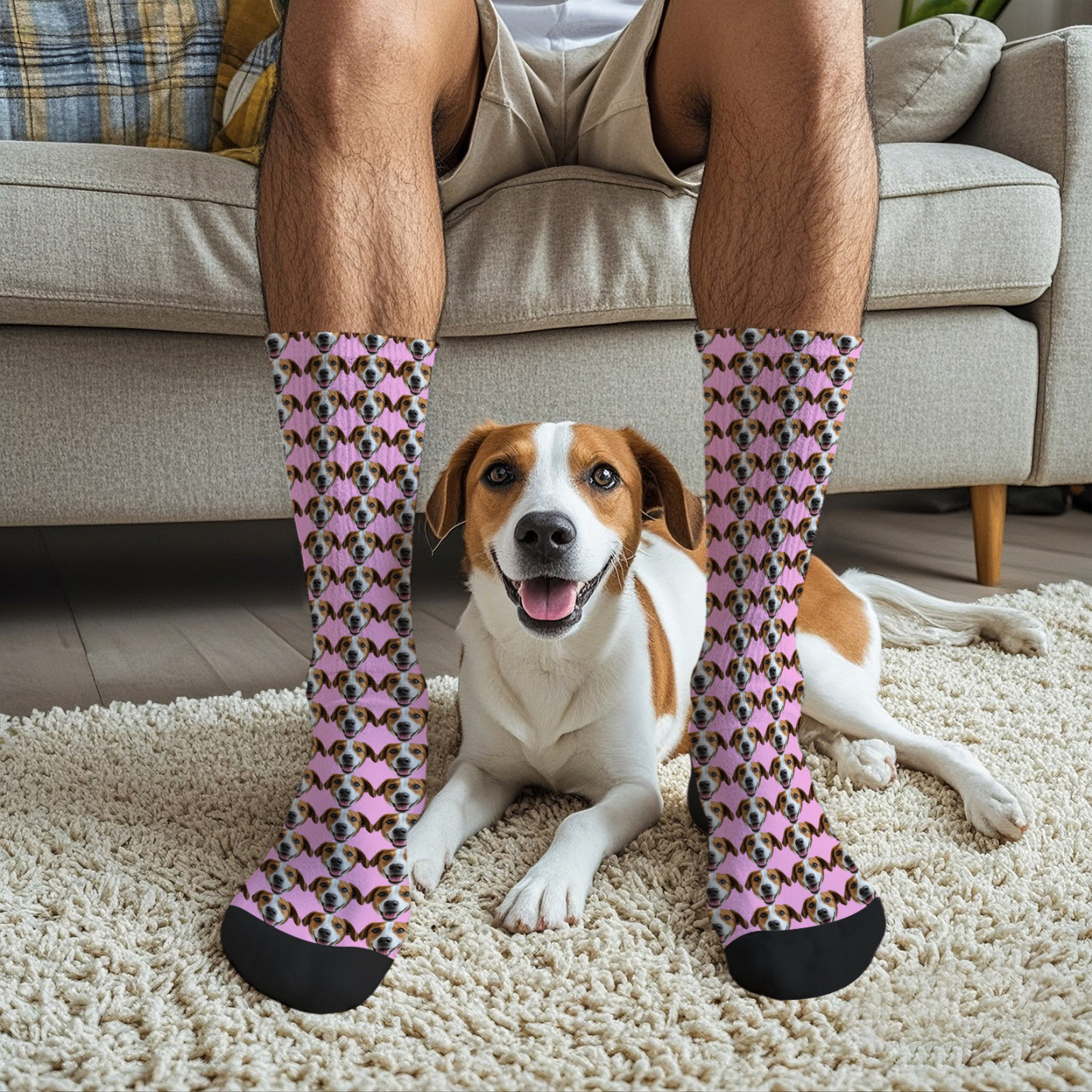 Custom Full Face Photo Printed Socks Personalized Custom Designs Best Gift Idea - MyFaceSocksAU