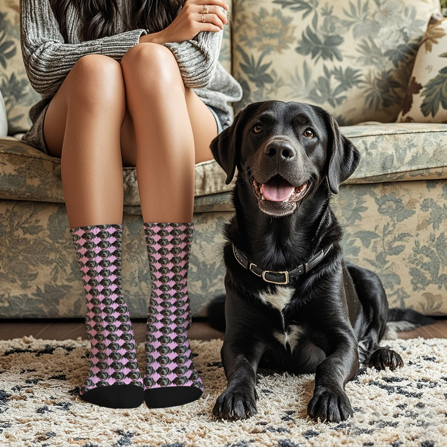 Custom Full Face Photo Printed Socks Personalized Custom Designs Best Gift Idea - MyFaceSocksAU