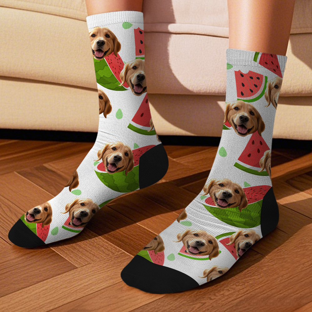 Personalized Face Socks with Photos Custom BIg Face Socks for Couples Funny Gift Idea - MyFaceSocksAU