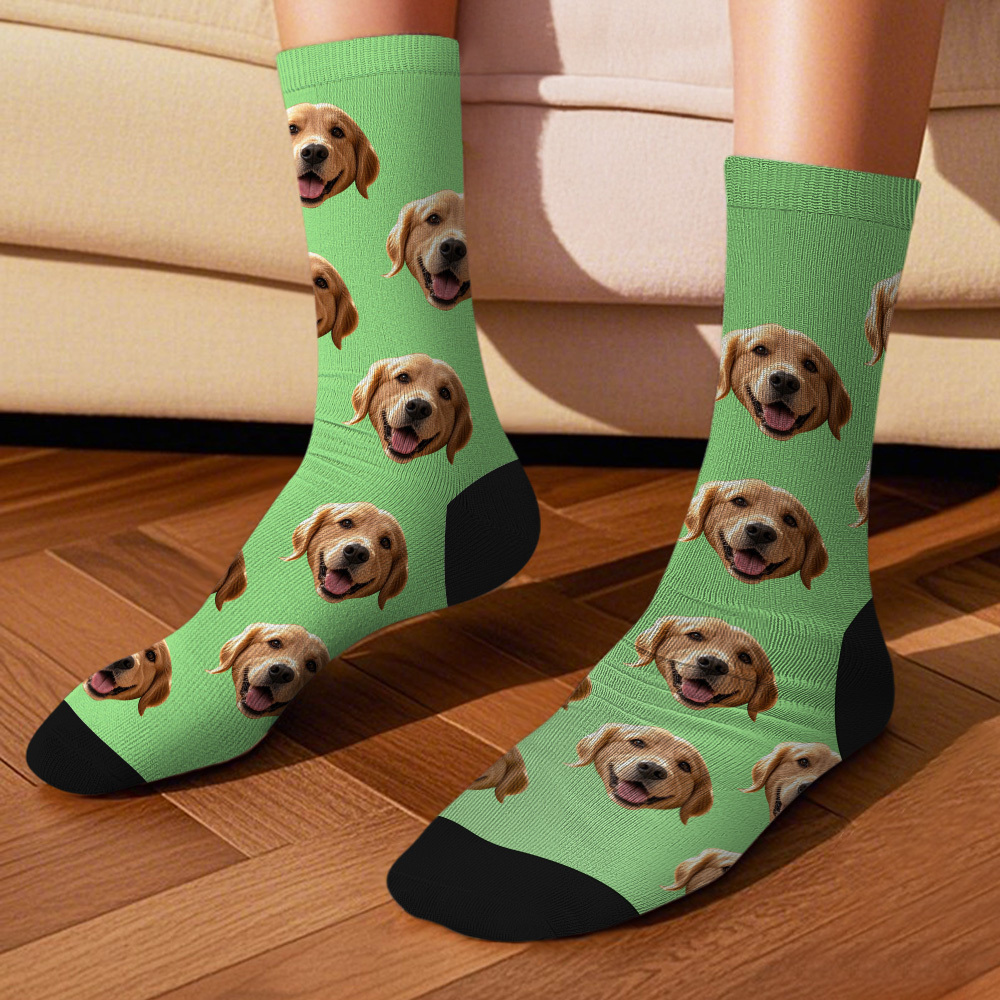 Personalized Face Socks with Photos Custom BIg Face Socks for Couples Funny Gift Idea - MyFaceSocksAU