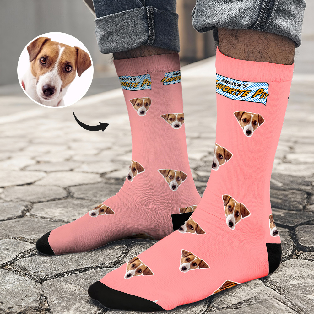 Christmas Gifts Custom Funny Face Socks Personalized Funny Custom Design Best Gift Idea for Xmas - MyFaceSocksAU