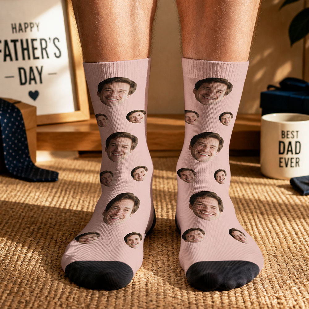 Personalized Dad Theme Socks Father’s Day Socks Custom Dad Socks Gift Socks Father’s Day Socks