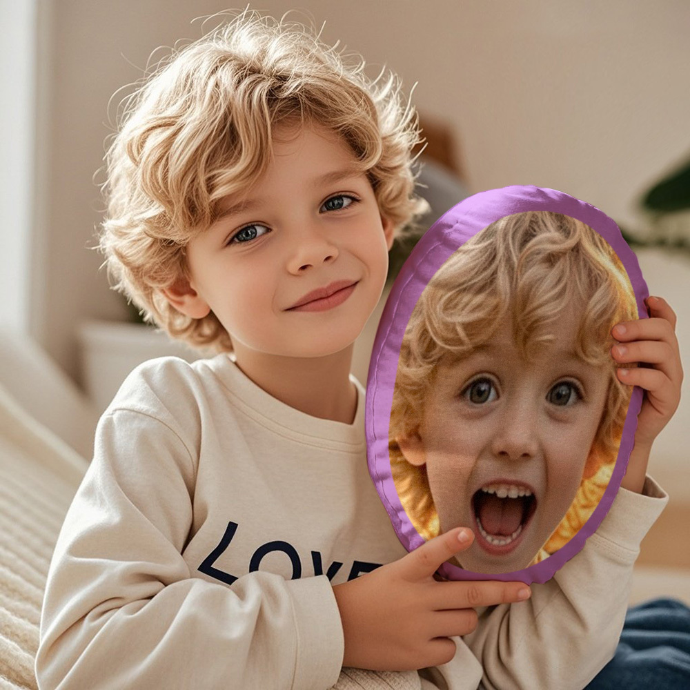 Custom Double Sided Mush Cush Big Face Pillow Funny Face Pillow - MyFaceSocksAU