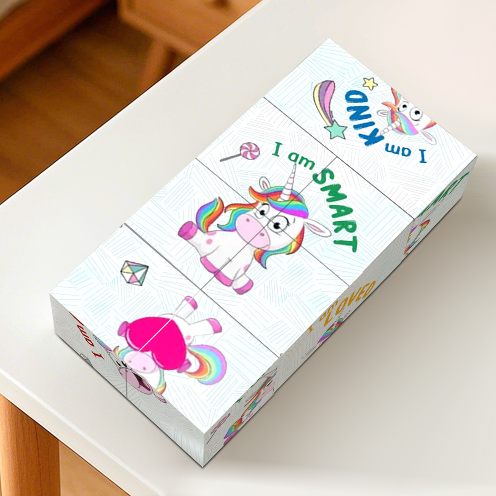 Personalized Cartoon Character Rubic's Cube Creative Gift for Kids - MyFaceSocksAU