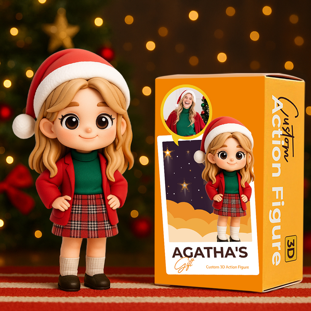 Custom 3D Toy Figure Mini Figures Personalization Photo Blind Box Gifts For Christmas