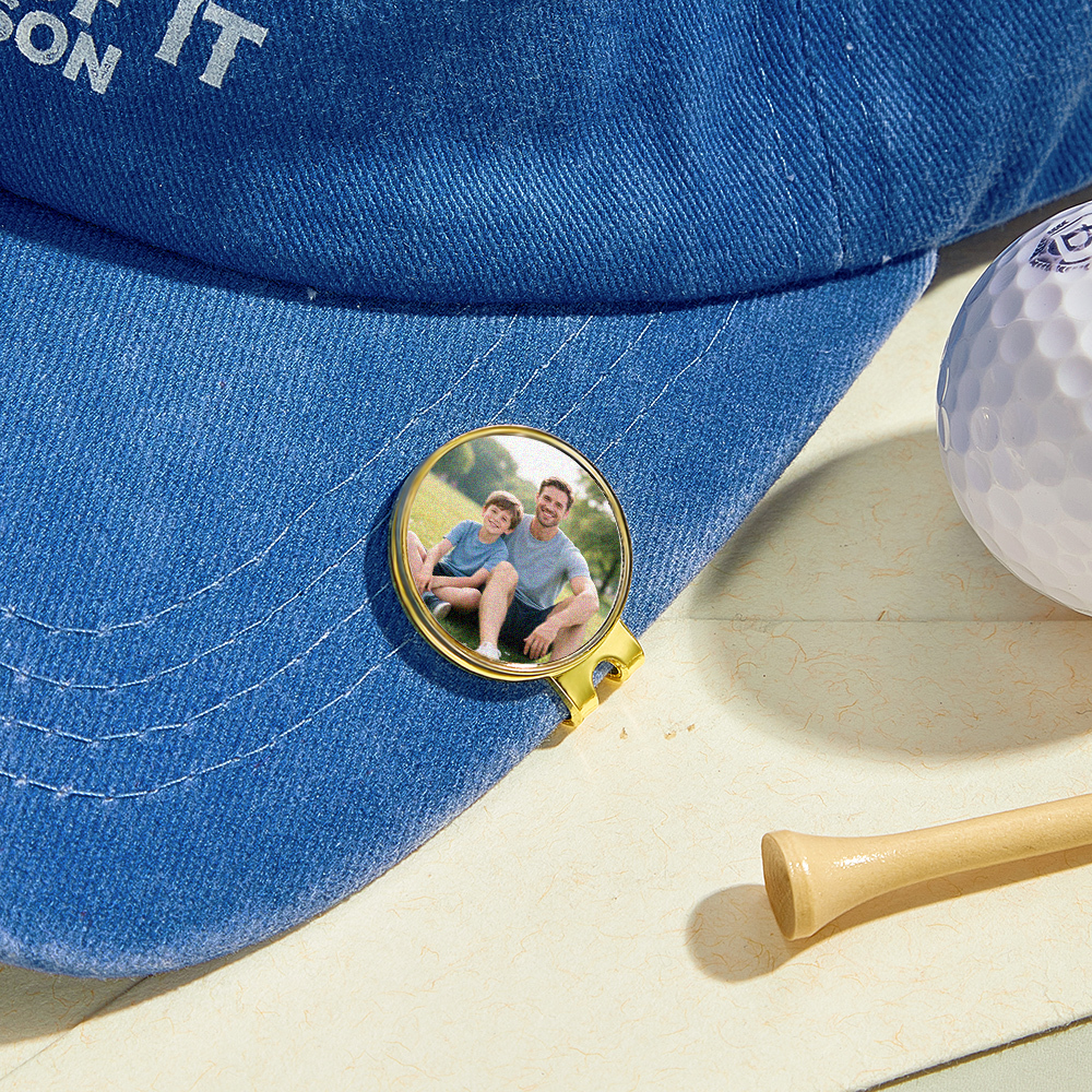 Photo Golf Marker, Golf Marker and Clip Set, Custom Golf Gifts For Her, Custom Golf Marker, Golfing Accessory, Personalized Golf Marker