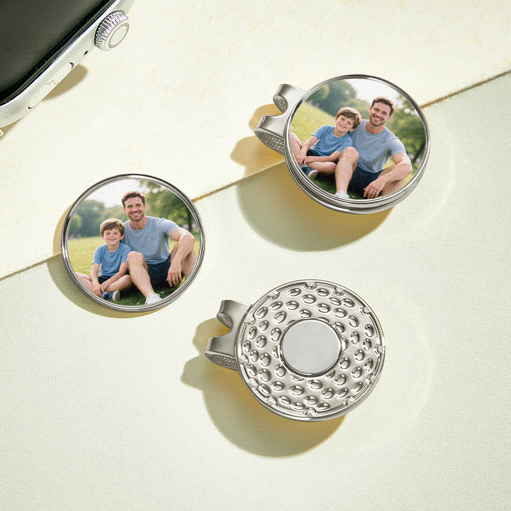 Photo Golf Marker, Golf Marker and Clip Set, Custom Golf Gifts For Her