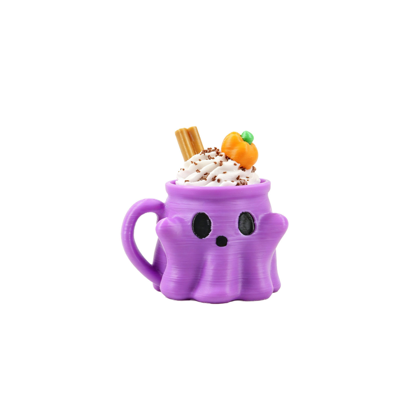 Ghost Ice Cream Keychain Cute Halloween-Themed Mug & Keyboard Fidget Charm, Fun Bag Pendant & Novelty Gift - MyFaceSocksAU