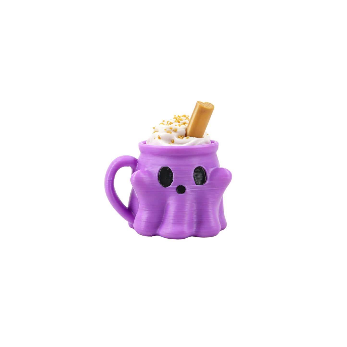 Ghost Ice Cream Keychain Cute Halloween-Themed Mug & Keyboard Fidget Charm, Fun Bag Pendant & Novelty Gift - MyFaceSocksAU