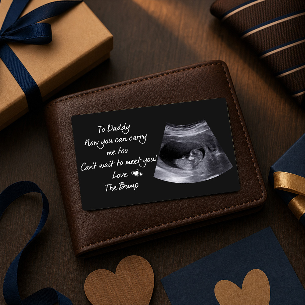 Custom Photo Wallet Card for Dad, Personalised Father's Day Gift