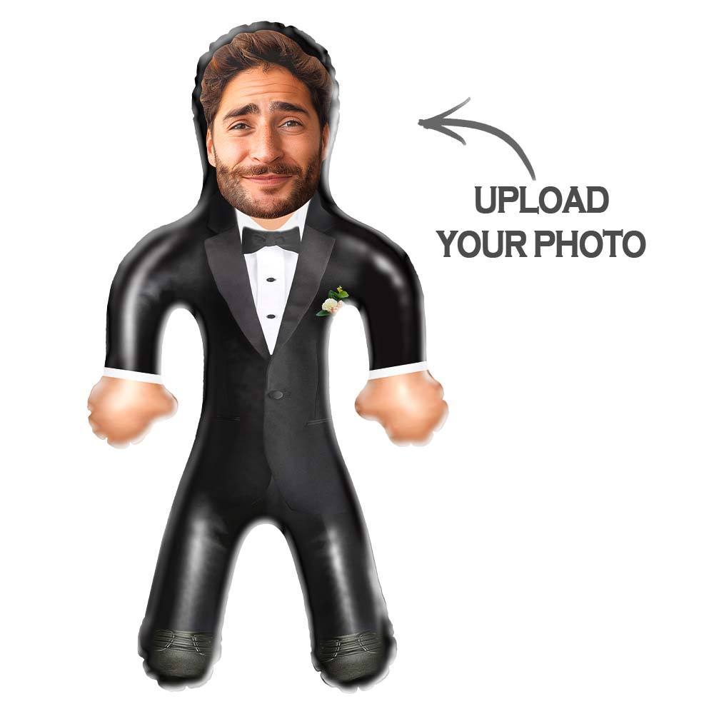 Personalized Groom Blow Up Dolls Unique Wedding Gifts Bachelorette Party Decor - MyFaceSocksAU
