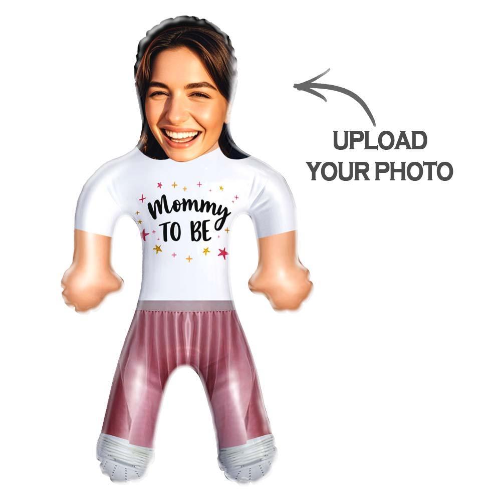Mommy To Be Cool Mom Custom Inflatable Doll – Funny Face Gift for Mother’s Day - MyFaceSocksAU