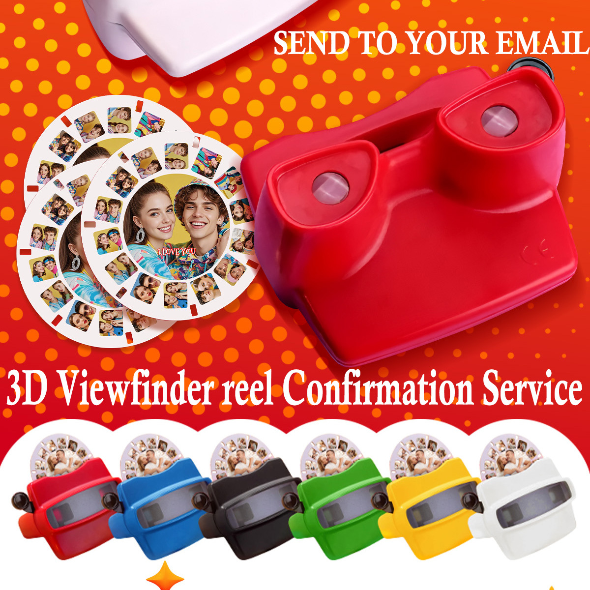 3D Viewfinder reel Confirmation Service - MyFaceSocksAU