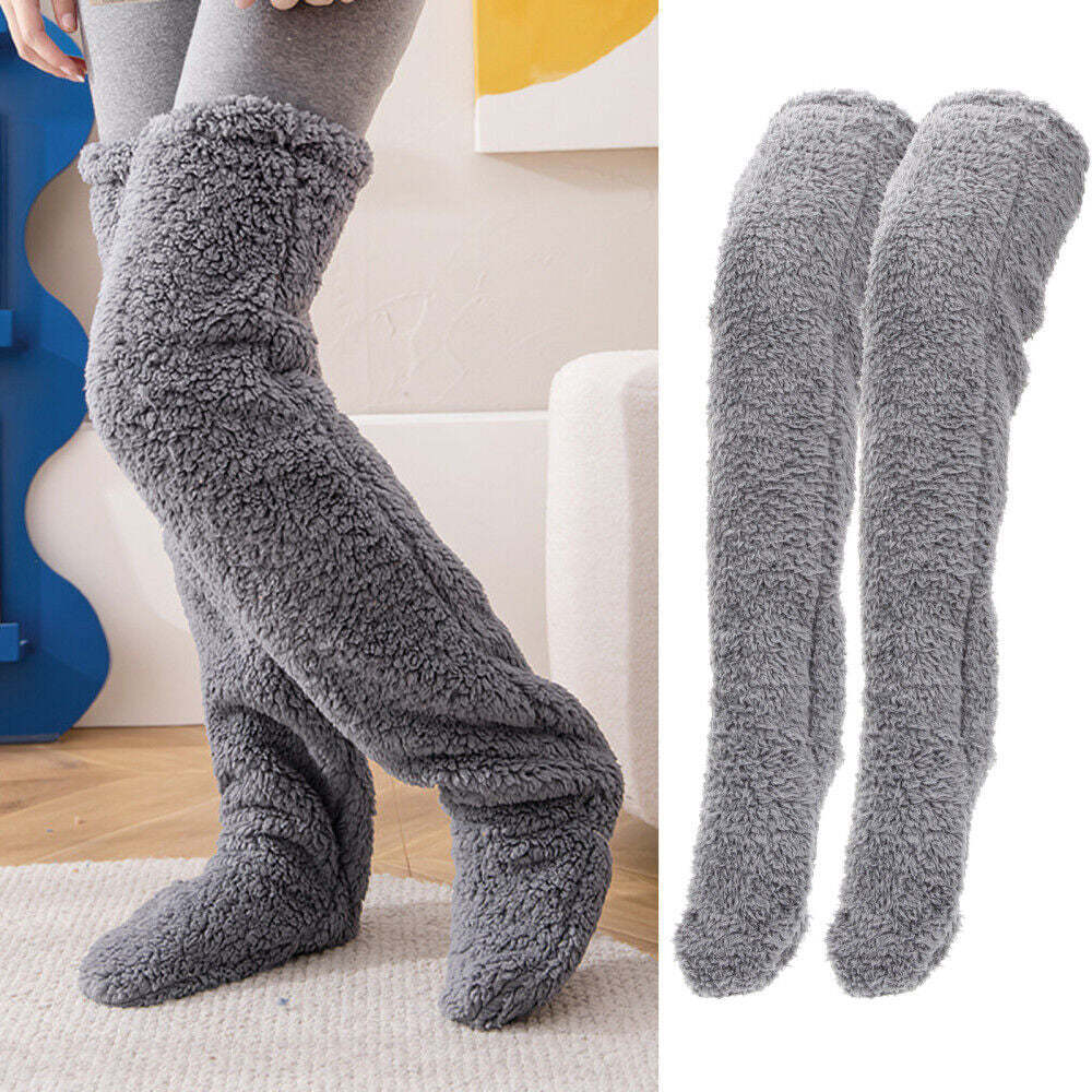 Fuzzy Socks Women Winter Leg Warmers Colorful Socks Gifts For Her - MyFaceSocksAU