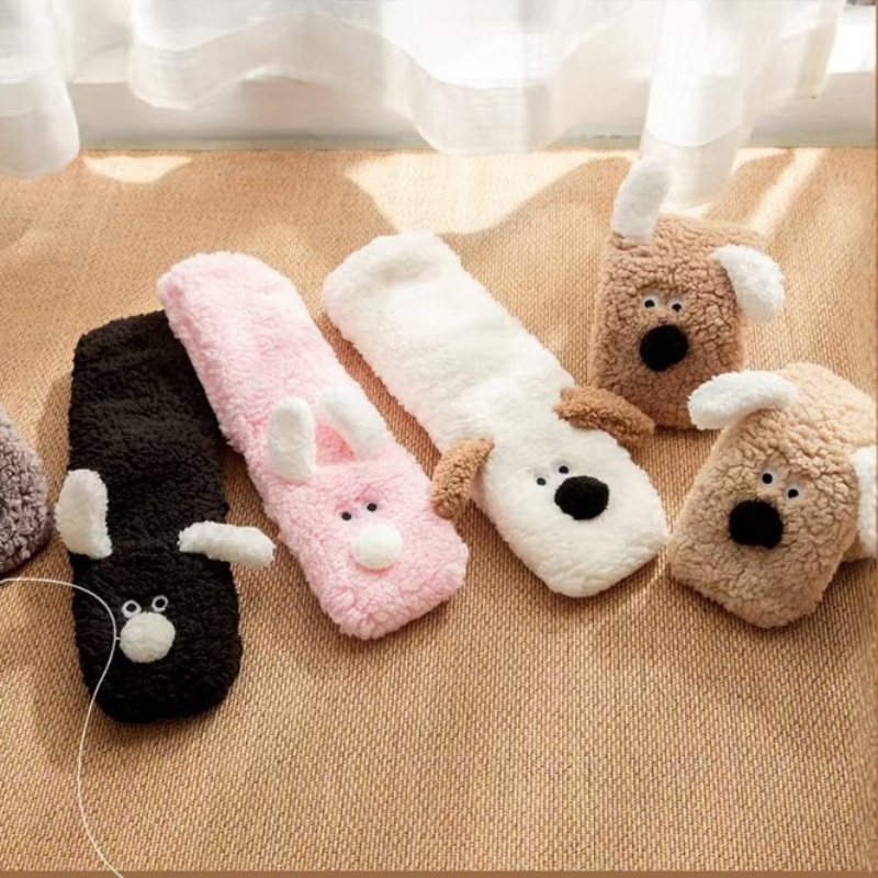 Winter Fuzzy Slipper Socks for Women & Men – Thick Warm Floor Socks, Cozy Sleep Socks, Non-Slip Carpet Socks, Home Lounge Snow Socks - MyFaceSocksAU