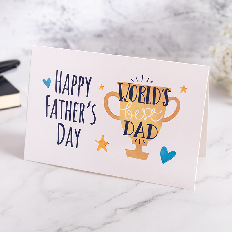 Father's Day Glory Dad Greeting Card Father's Day Greeting Card - MyFaceSocksAU