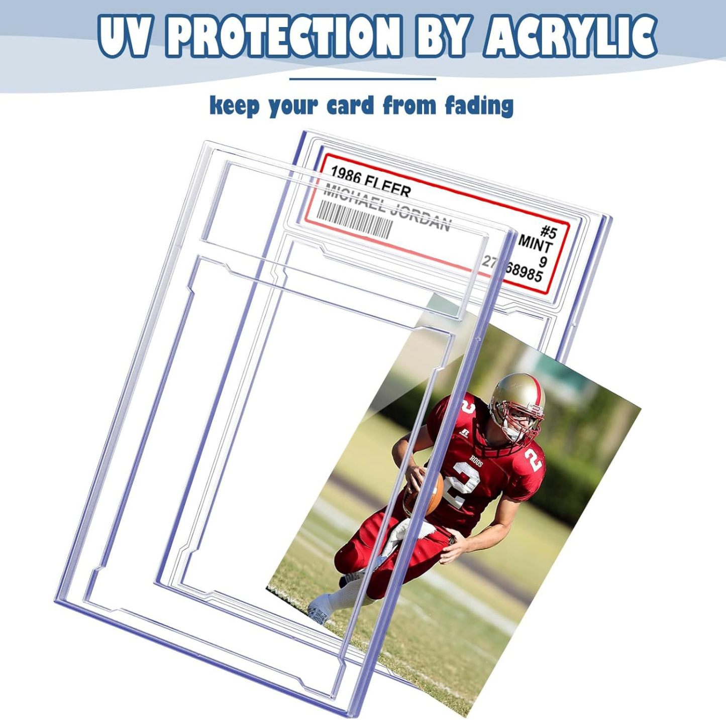 Acrylic Card Holder (13.5*8*1CM) - MyFaceSocksAU