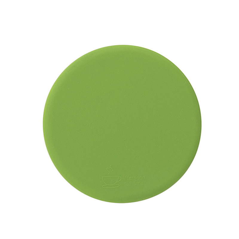 Silicone Insulation Coaster Simple Round 0.5X9X9CM - MyFaceSocksAU